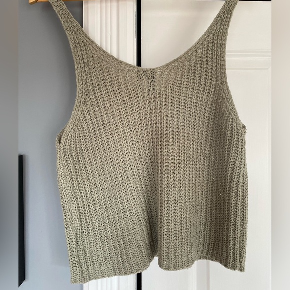 Green Knit Tank - Picture 4 of 4